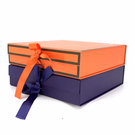 Foldable Square Cardboard Box Magnetic Custom Printed Design Folding Gift Jewelry Wine Cosmetic Wig Paper Gift Packaging Box